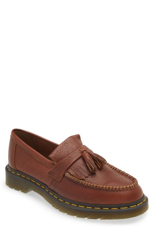 Dr. Martens Adrian Kiltie Tassel Loafer In Cashew Ambassador