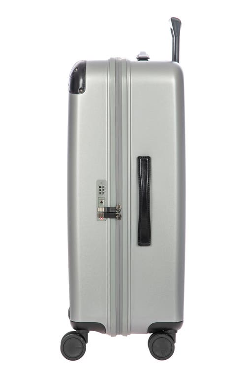 Bric's Amalfi 27" Spinner Suitcase In Silver/black