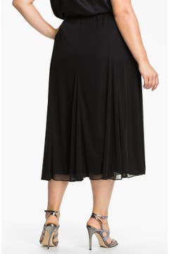 Alex Evenings Mesh Skirt (Plus Size) | Nordstrom