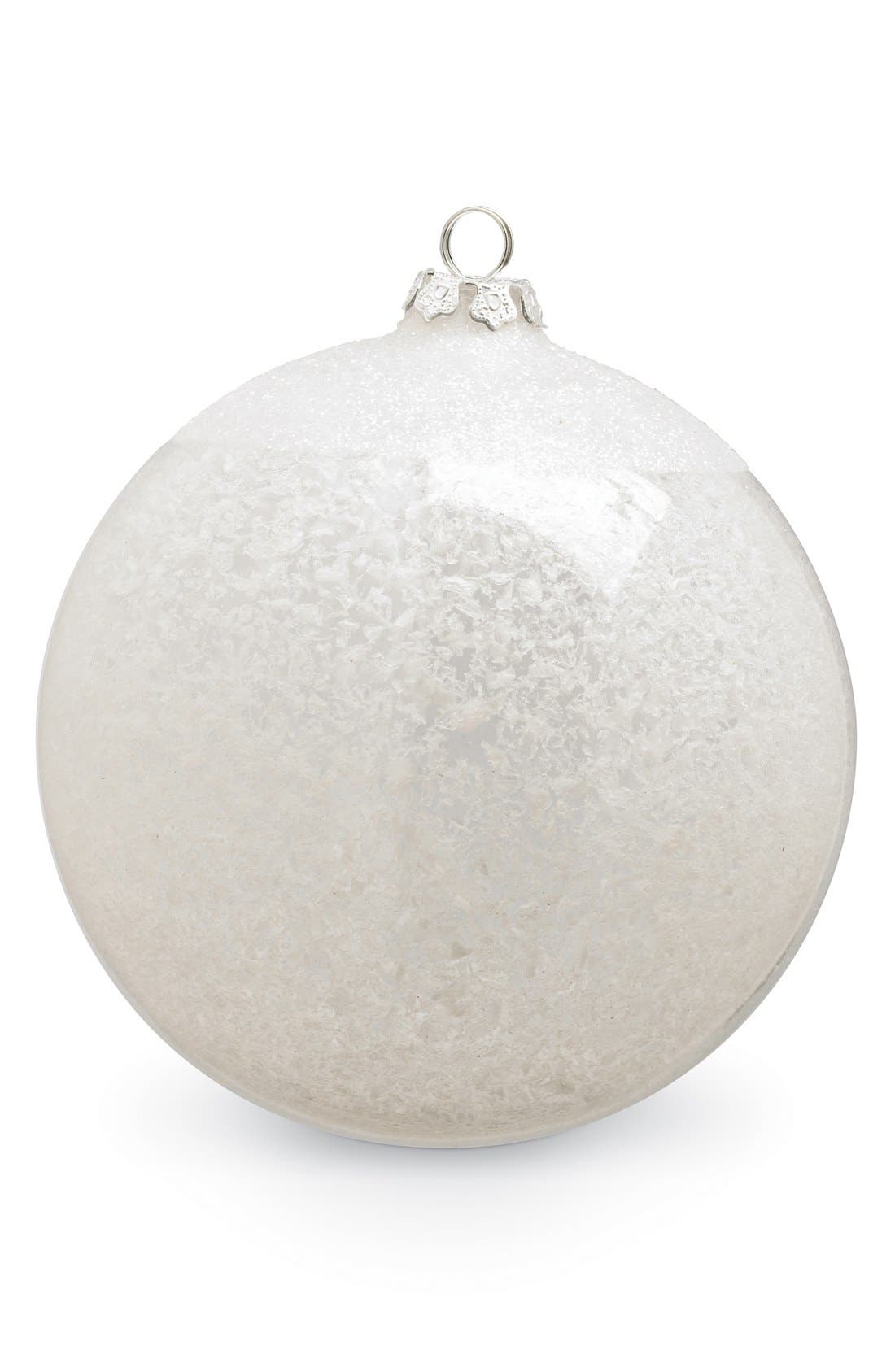 K & K Interiors Frosted Glass Ornament Nordstrom