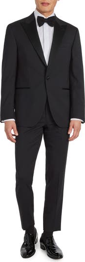 Jack Victor Elwood Peak Lapel Wool Tuxedo | Nordstrom