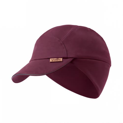 Shop Uv Skinz Active Ponytail Fleece Hat In Wine