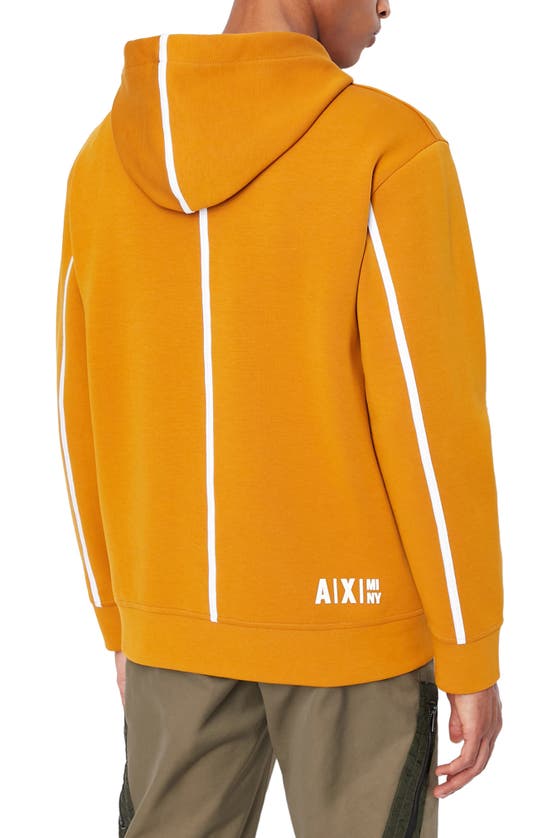 Armani Exchange Hoodie Bright Orange Cotton | ModeSens