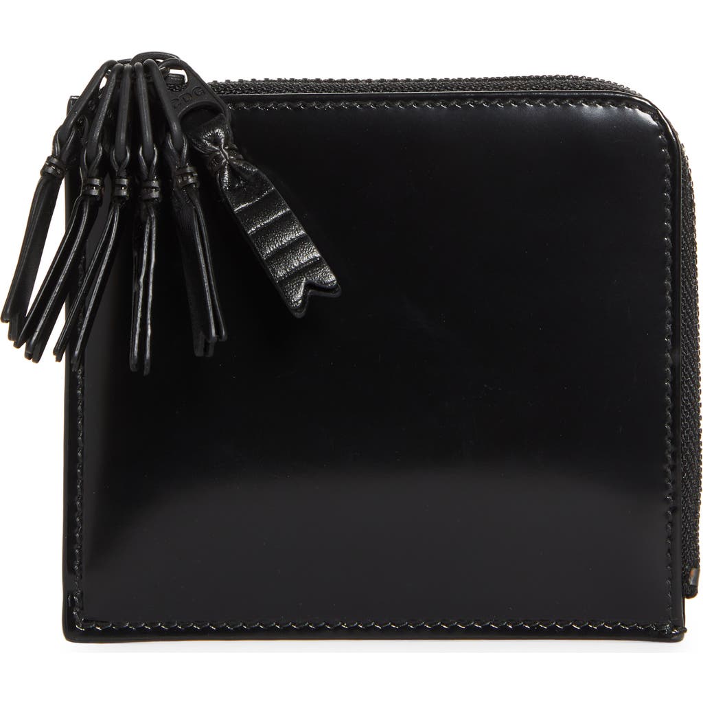 COMME DES GARÇONS COMME DES GARÇONS WALLETS ZIPPER MEDLEY LEATHER HALF ZIP WALLET