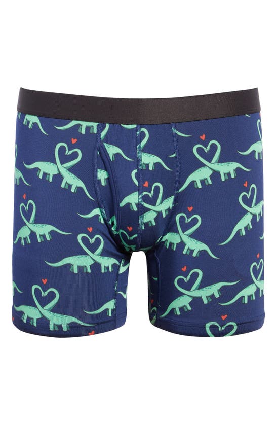 Meundies Stretch Boxer Briefs In Saur In Love