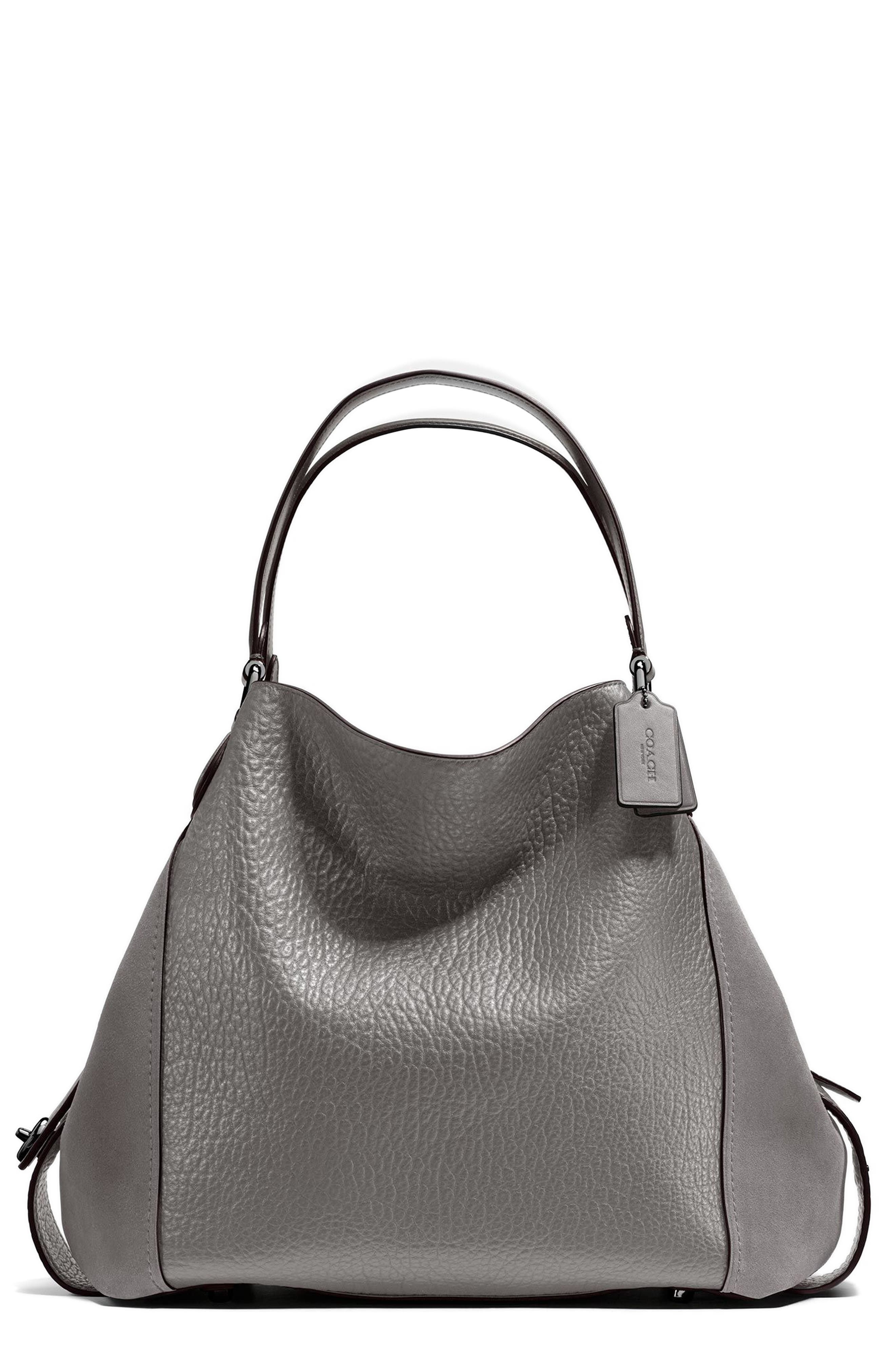 coach suede hobo bag