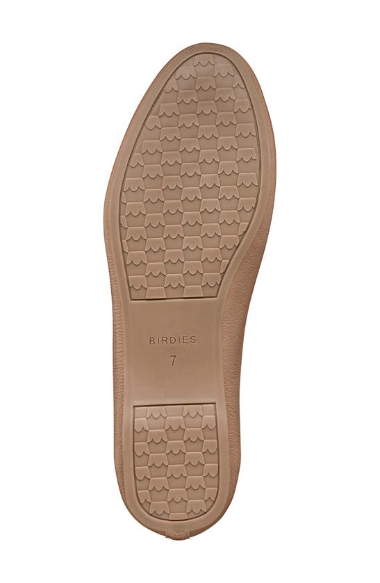 Shop Birdies Starling Leather Flat In Taupe Leather