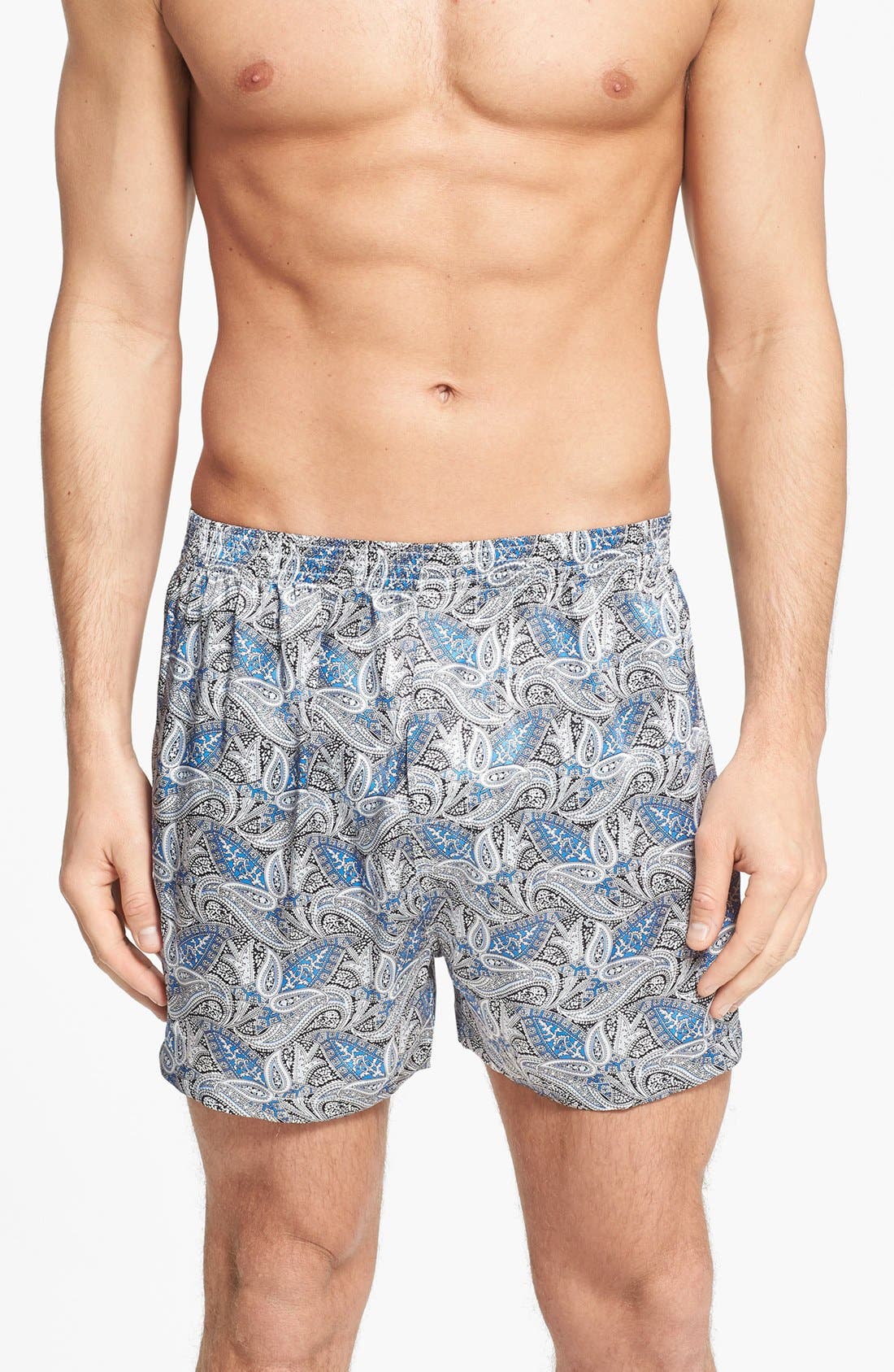 Majestic International Cypress Silk Boxers Nordstrom