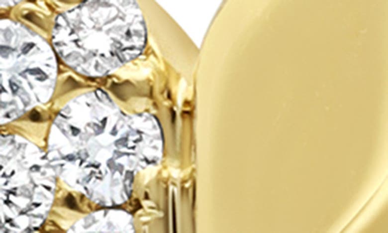 Shop Bony Levy Pavé Diamond Butterfly Stud Earrings In 18k Yellow Gold