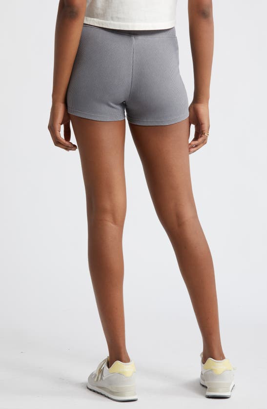 Shop Bp. Compact Rib Shorts In Grey Weathervane