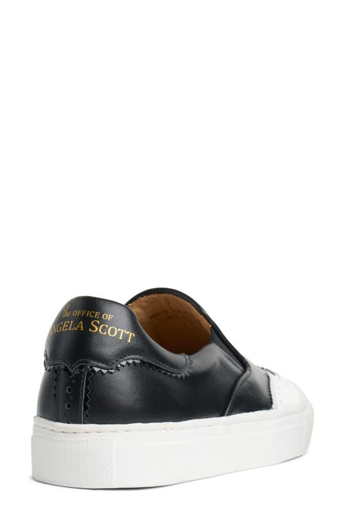 Shop The Office Of Angela Scott The Harper Sneaker In Black/white