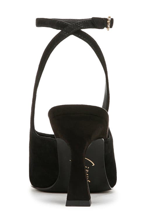 Circus Ny By Sam Edelman Tara Slingback Pump In Black Suede