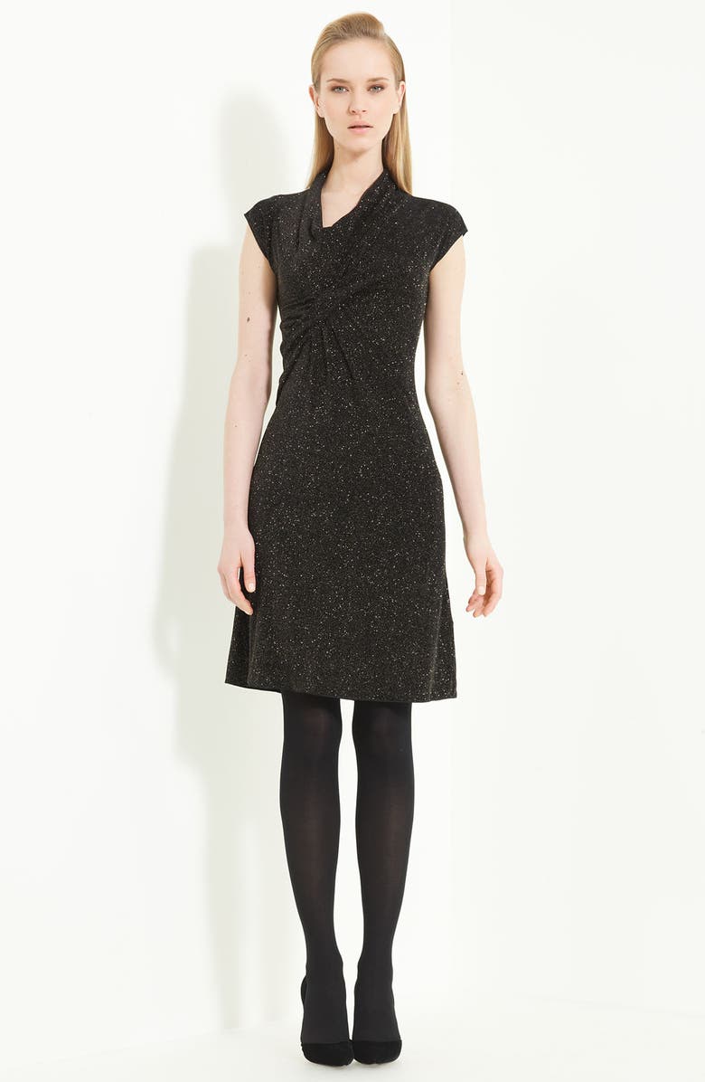 Armani Collezioni 'Glitter Gold' Jersey Dress | Nordstrom