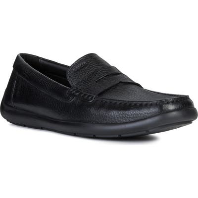 Geox Devan 2 Driving Shoe, Black