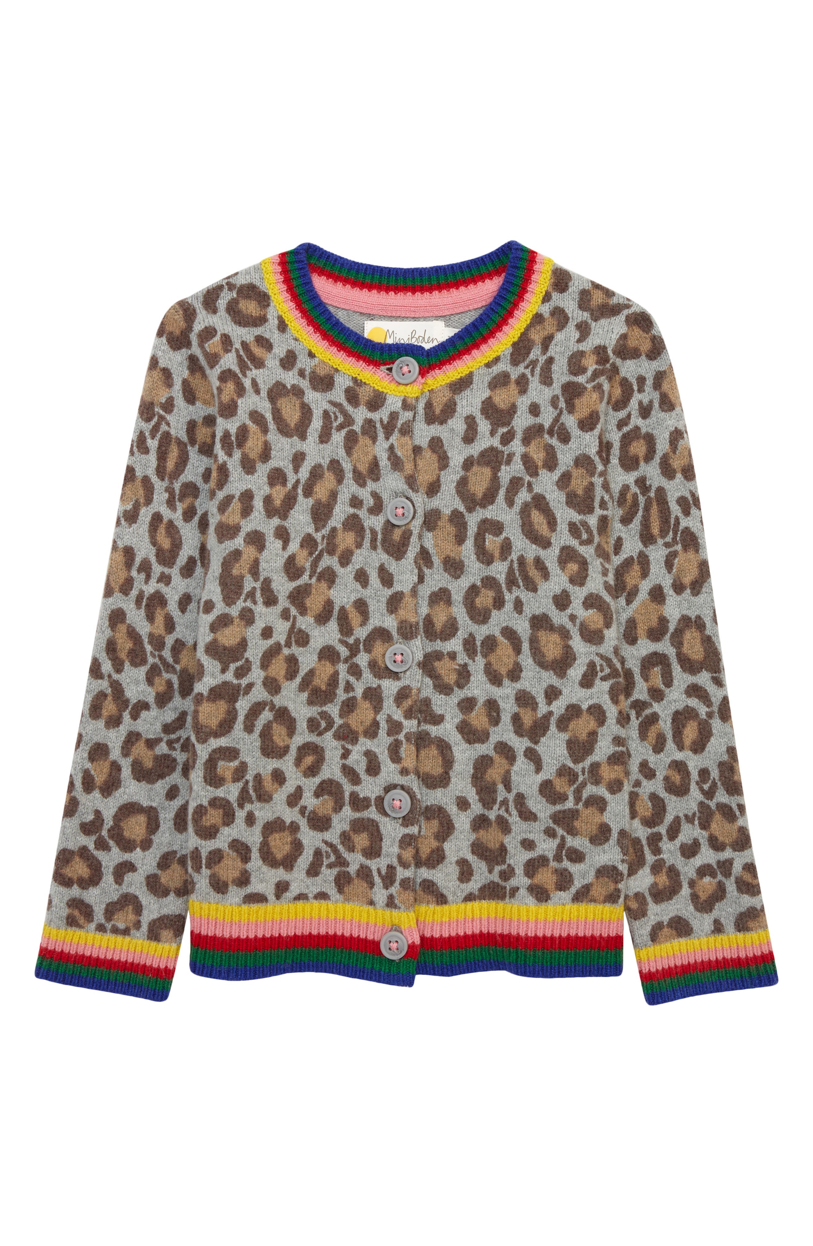 iets frans leopard cardigan