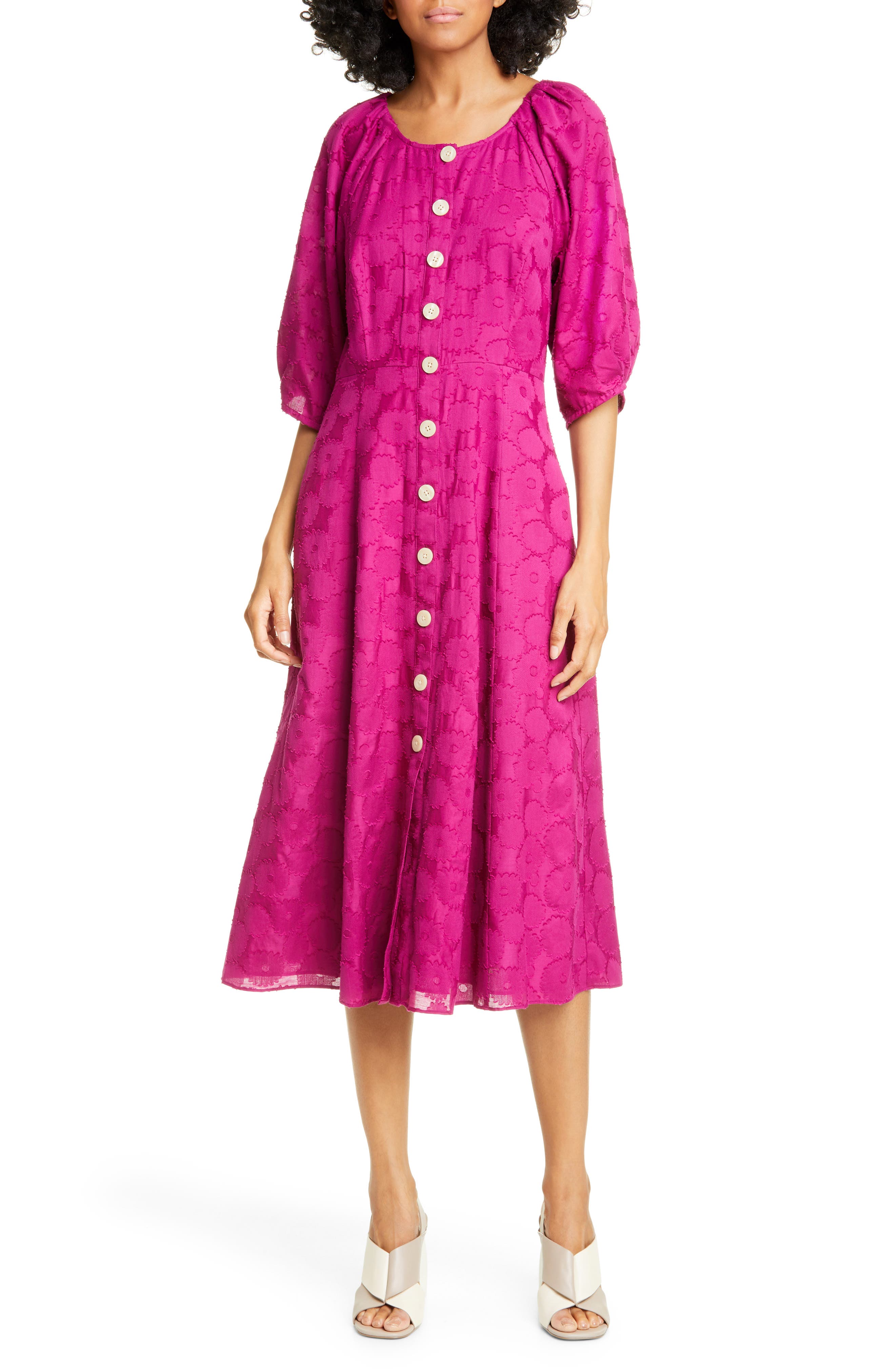 kate spade metallic jacquard dress