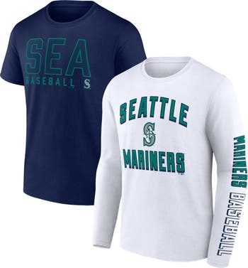 Men's Fanatics Branded Navy/White Atlanta Braves Two-Pack Combo T-Shirt Set