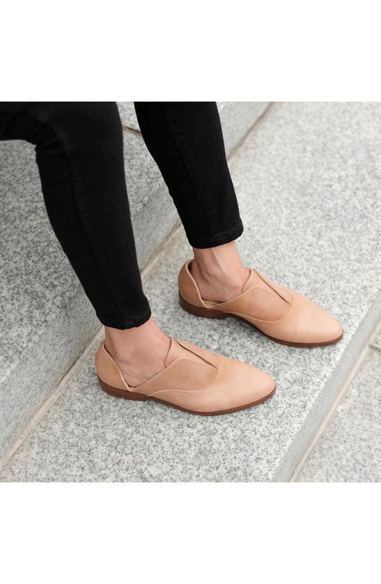 Shop Nisolo Emma D'orsay Loafer In Almond