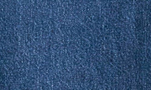 Endless Rose Rhinestone Bow Trim Denim Minidress In Blue