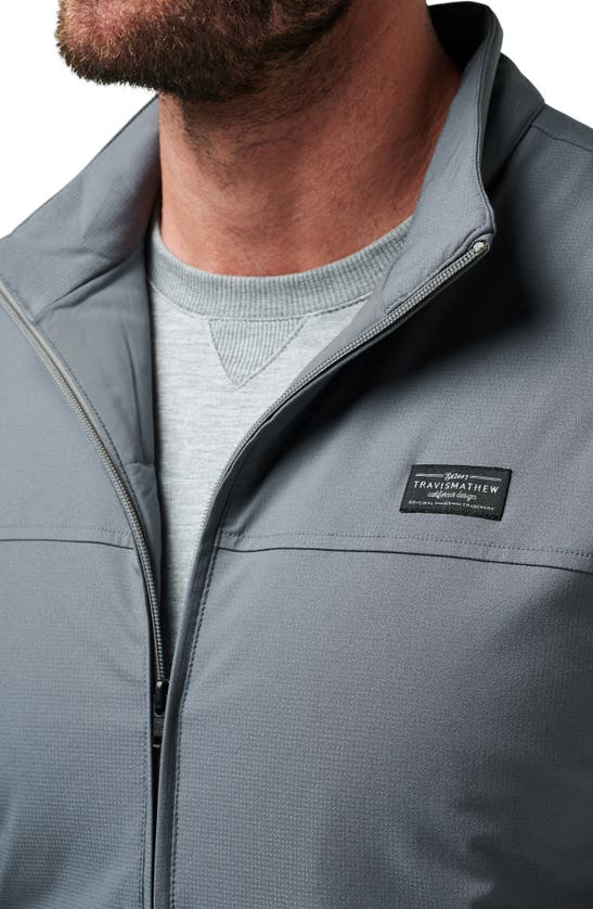 Travis Mathew Wanderlust Vest In Quiet Shade