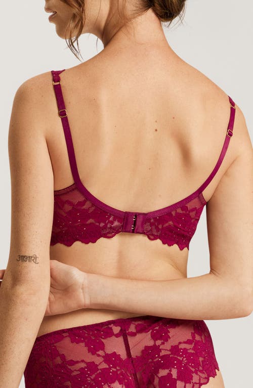 Shop Hanro Anais Soft Cup Bra In Deep Poppy