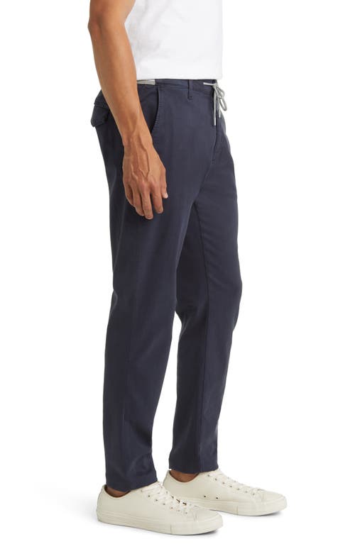 34 Heritage Formia Drawstring Pants In Navy Soft Touch