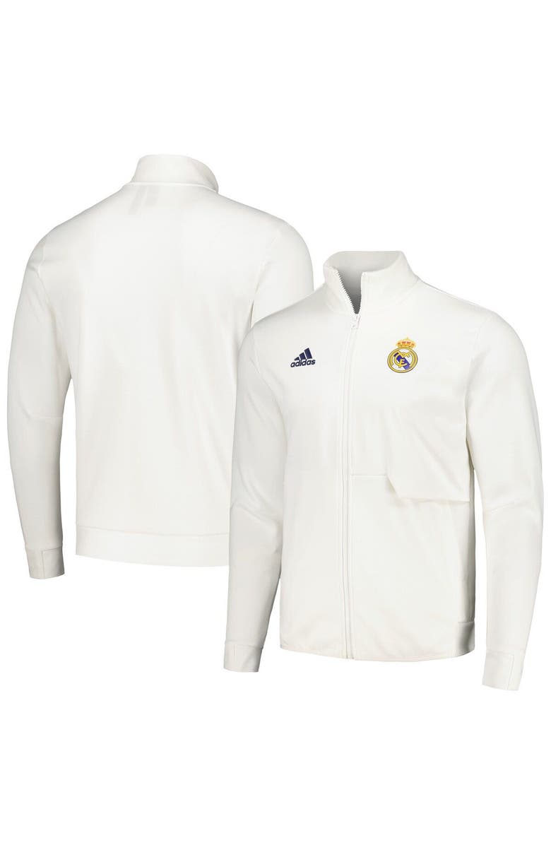 adidas Men's adidas White Real Madrid 2023/24 Anthem FullZip Jacket
