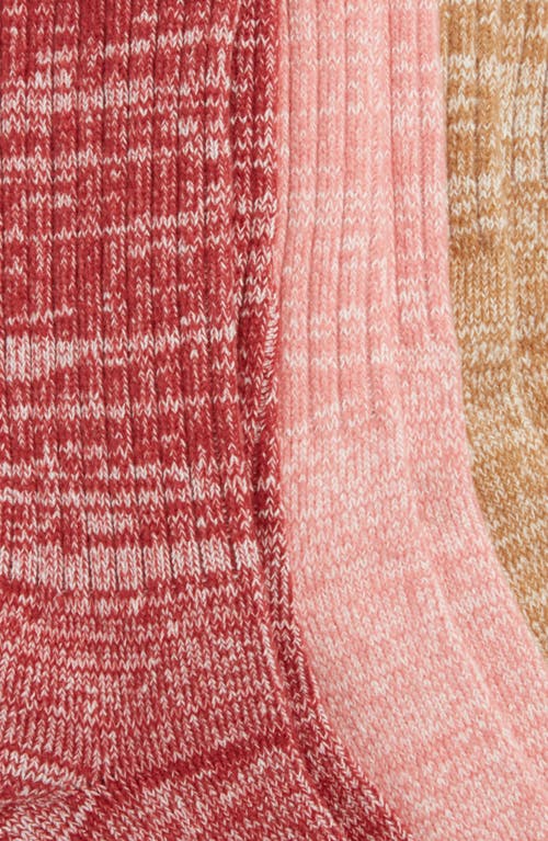 UGG(R) UGG(R) ASSORTED 3-PACK SLOUCHY RIBBED CREW SOCKS 