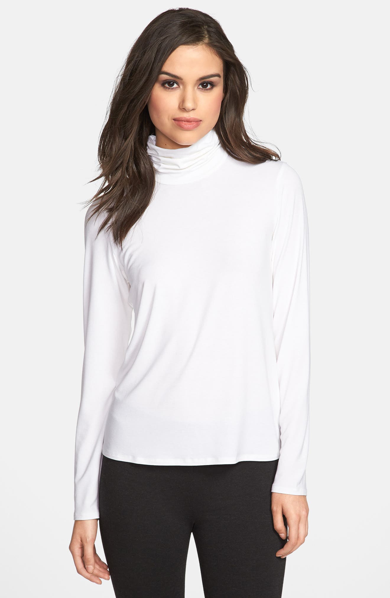 eileen fisher scrunch turtleneck