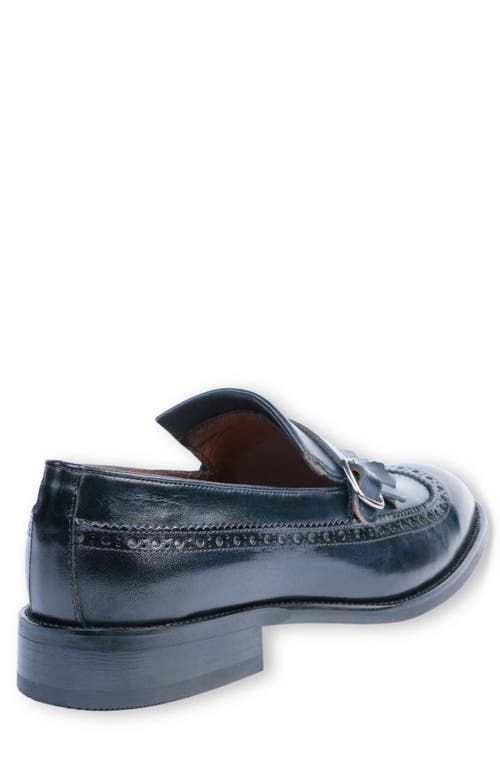 Vellapais Caddy Medallion Wingtip Oxford In Dark Blue