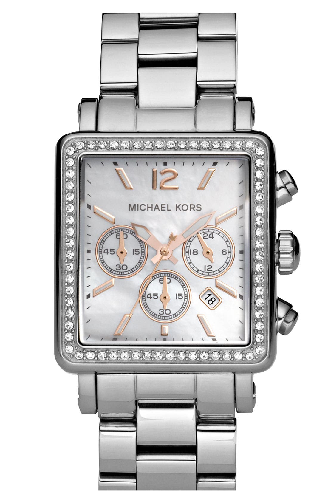 michael kors rectangle watch