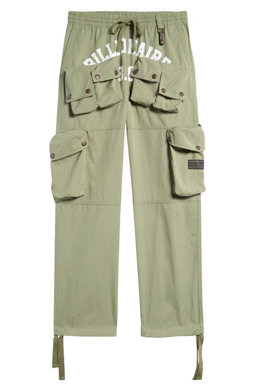 Shop Billionaire Boys Club Heat Index Cargo Pants In Oil Green