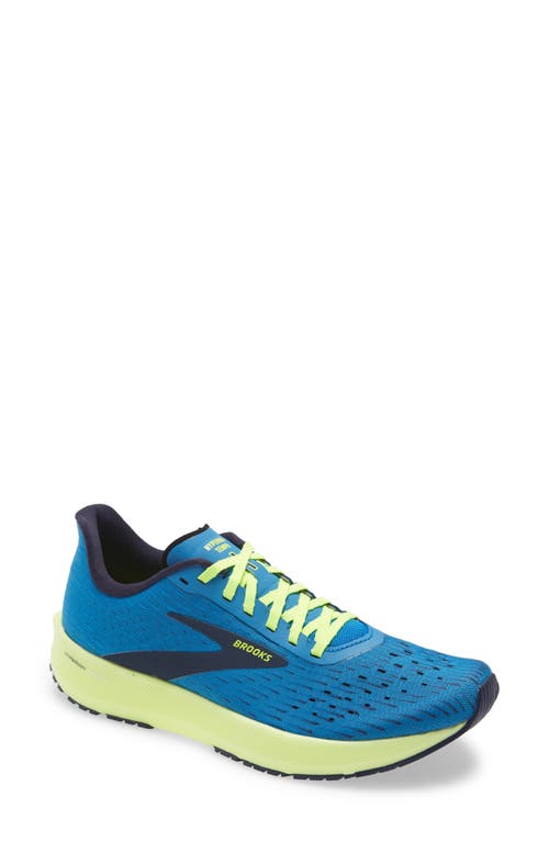 Brooks Hyperion Tempo Running Shoe in Blue/Nightlife/Peacock