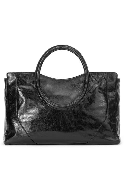 Shop Staud Maude Leather Satchel In Black