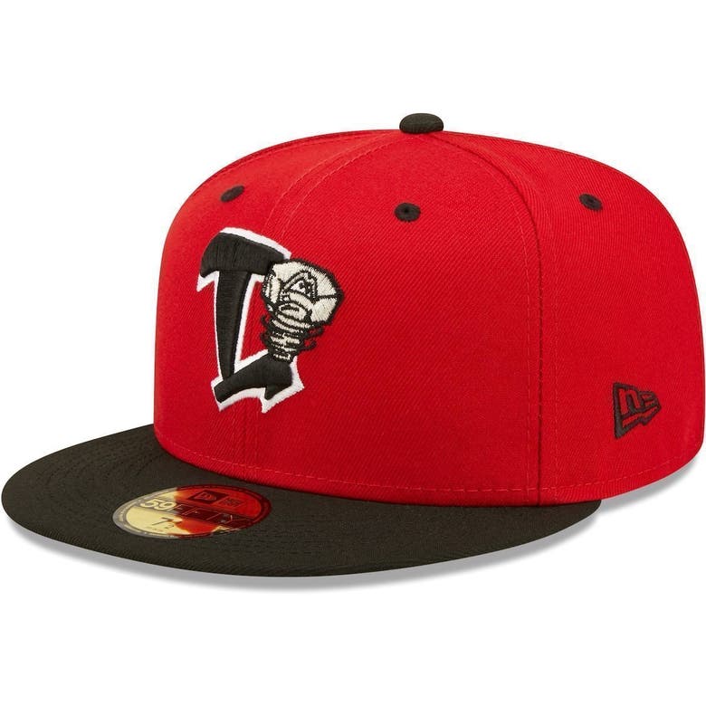 New Era Red Lansing Lugnuts Authentic Collection Team Home 59fifty ...
