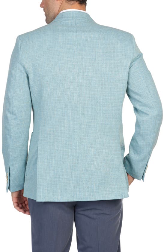Tailorbyrd Broken Check Sport Coat In Seaglass