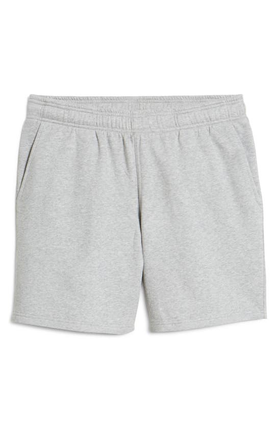 Bp. Fleece Drawstring Shorts In Grey Heather