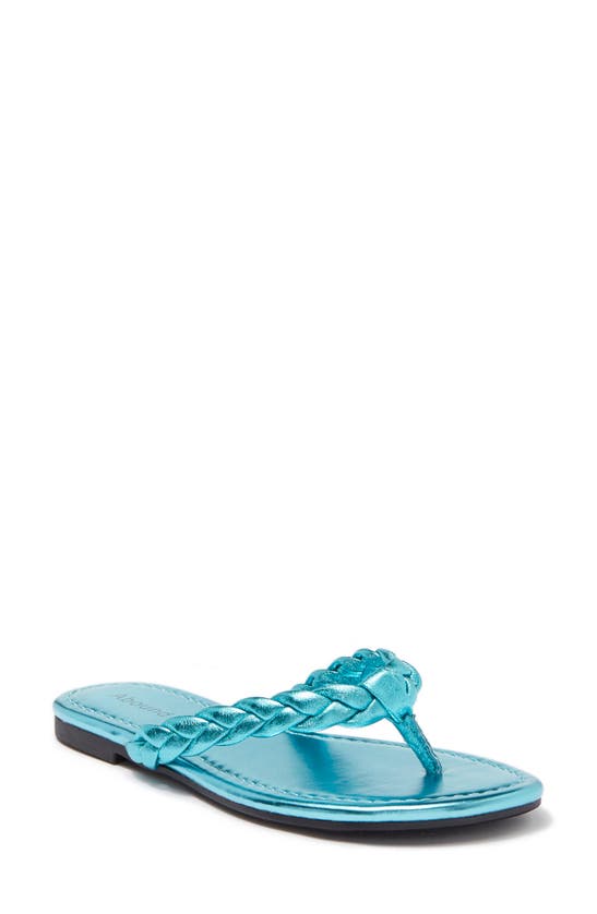 Abound Frannie Braided Thong Sandal In Blue Ombre