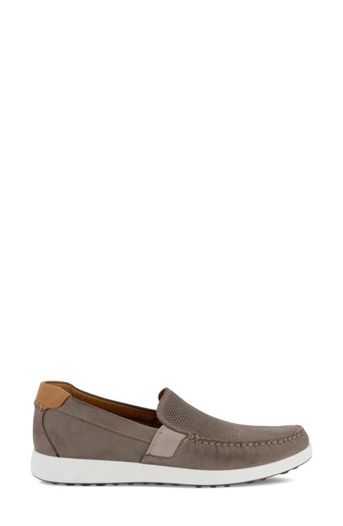 Shop Ecco S Lite Moc Toe Slip-on In Warm Grey/cognac