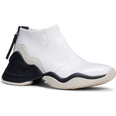 Fendi Technice Mid Top Sneaker, White