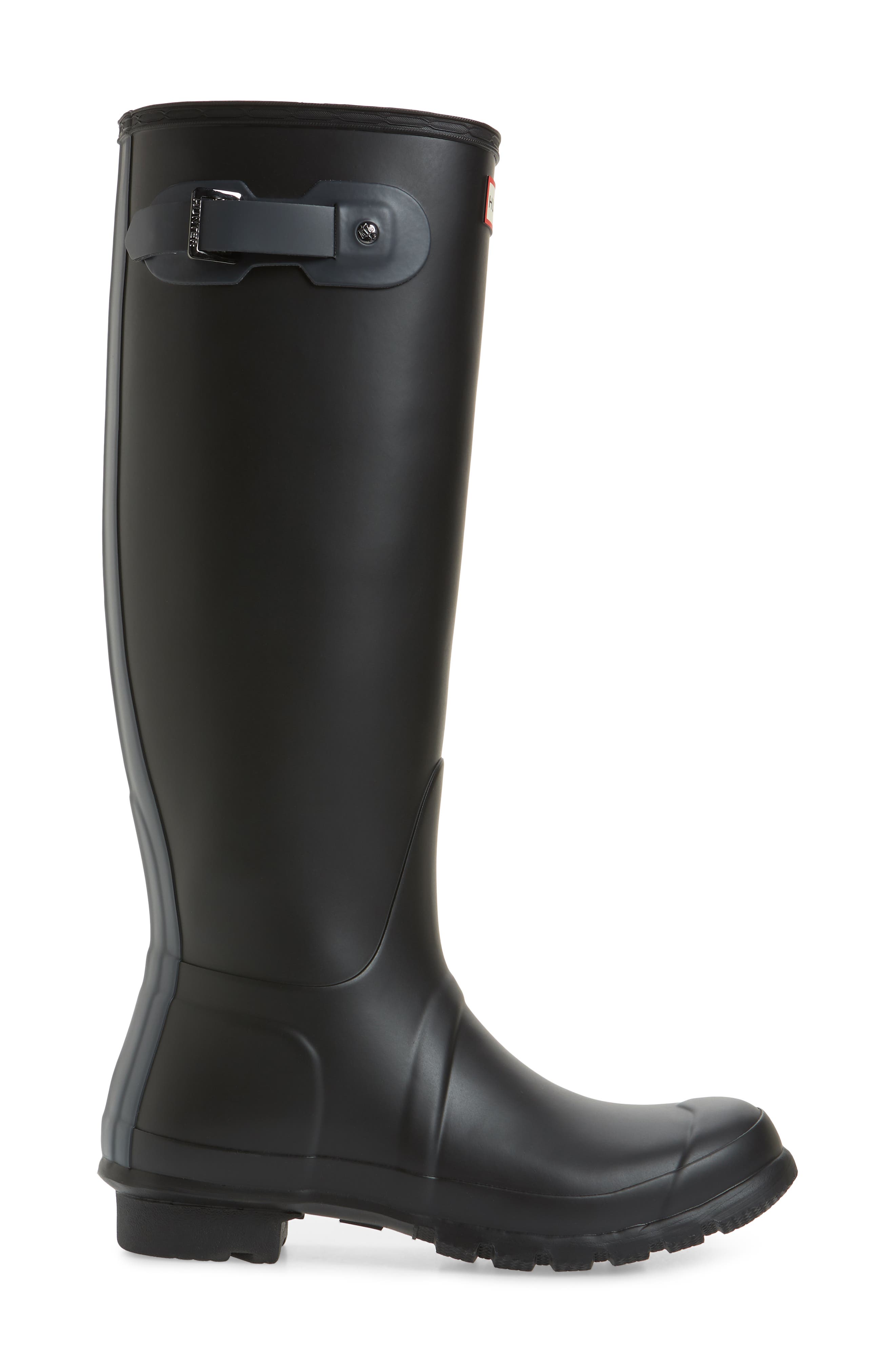 hunter women's tall matte rain boots