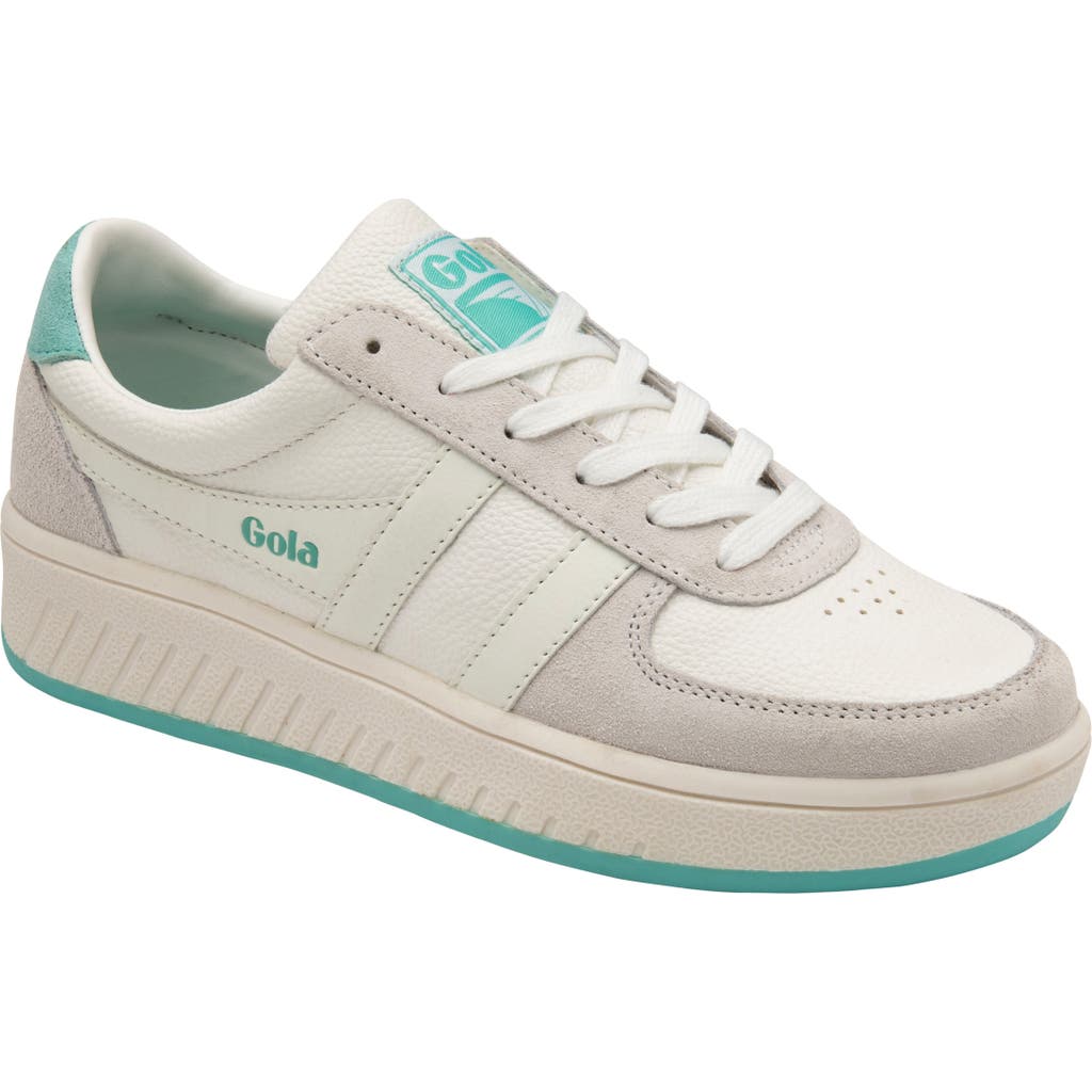 Gola Grandslam 88 Sneaker In White/white/aruba