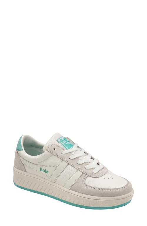 Grandslam 88 Sneaker in White/White/Aruba