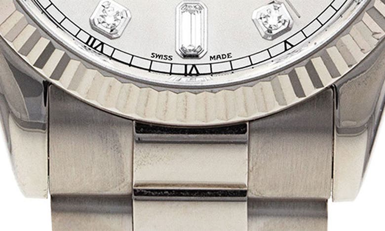 Shop Watchfinder & Co. Rolex  2005 Day-date 118239 Bracelet Watch, 36mm In Silver