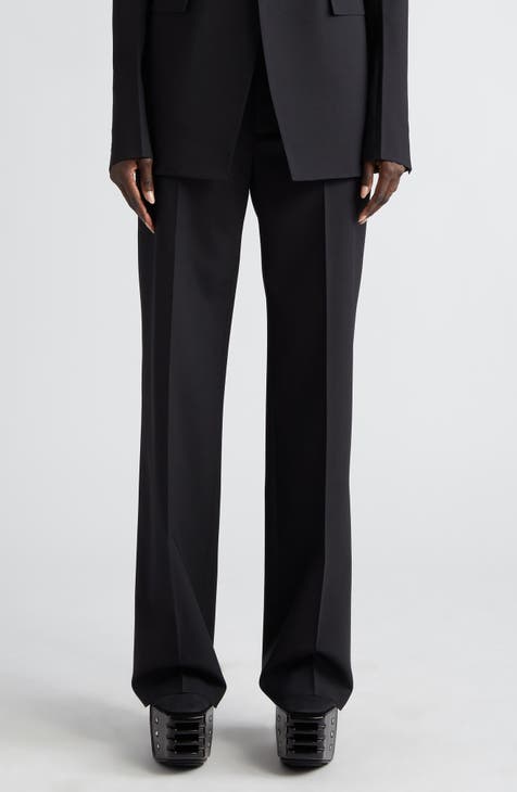 Black cool wool blend suit trousers · Black · Dressy
