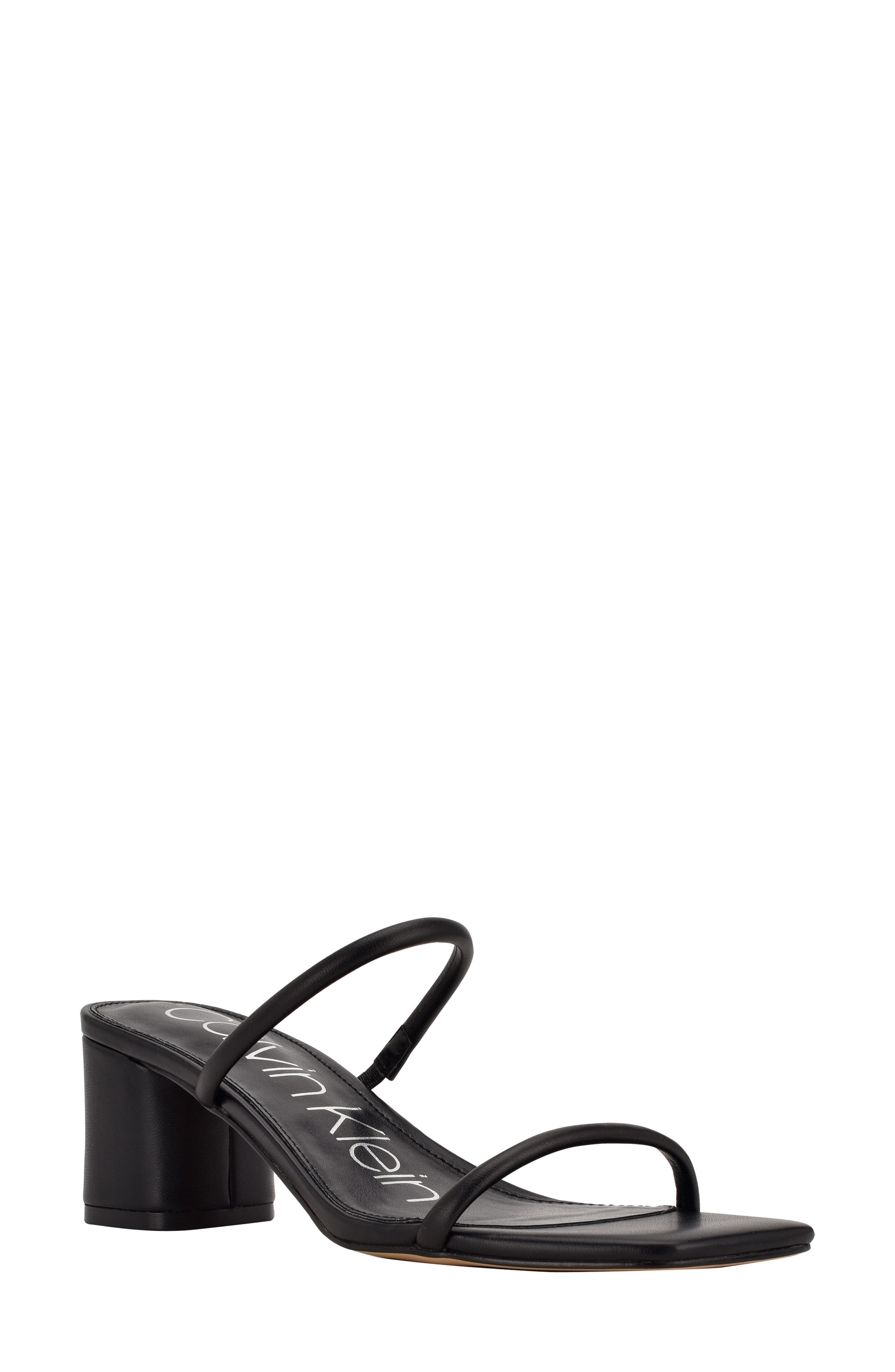 calvin klein high heels black