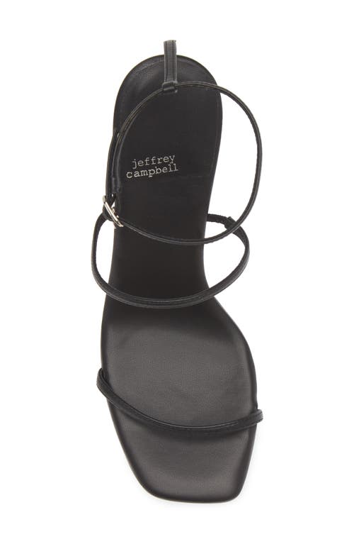 Shop Jeffrey Campbell Monica Ankle Strap Sandal In Black