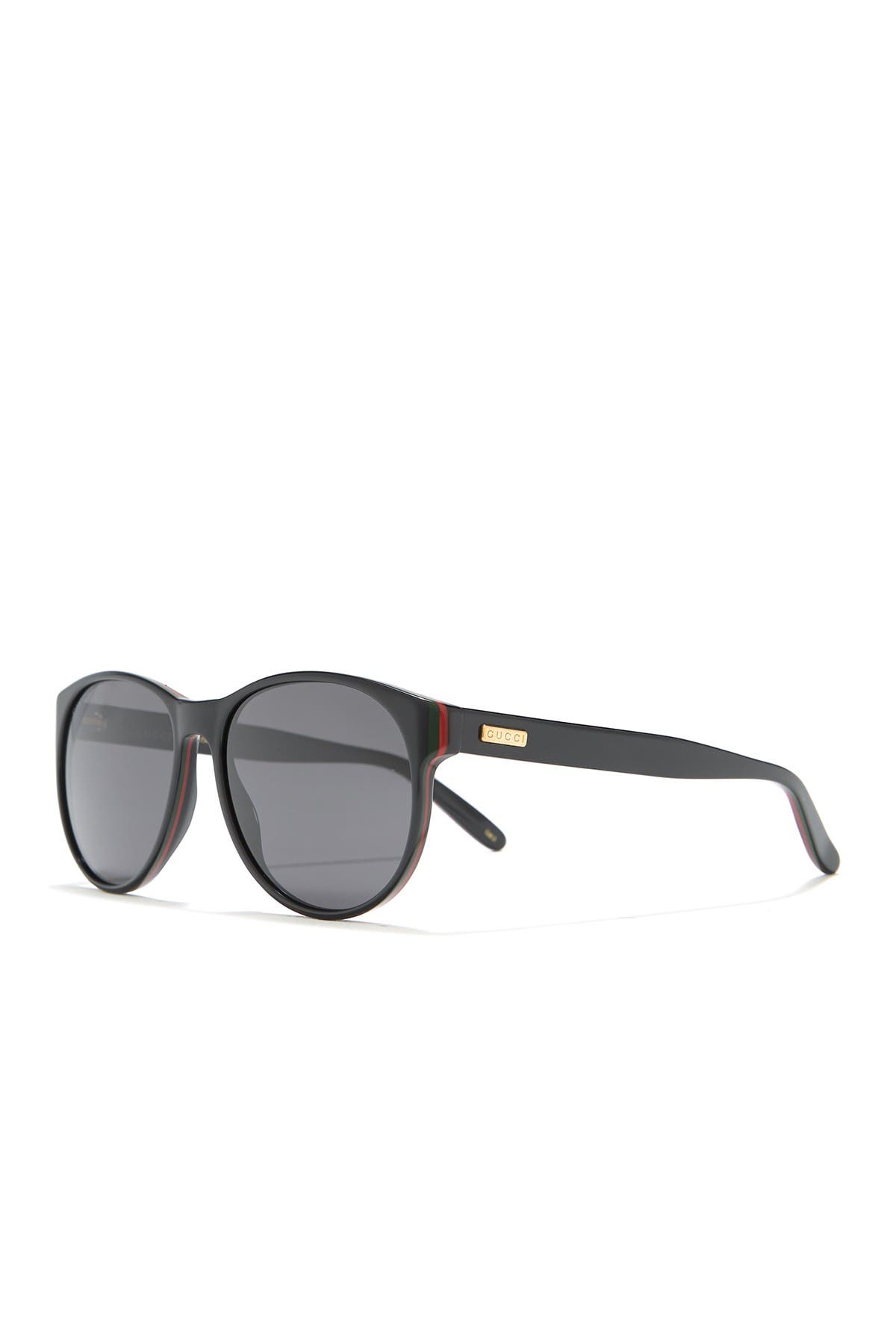 gucci 55mm round sunglasses