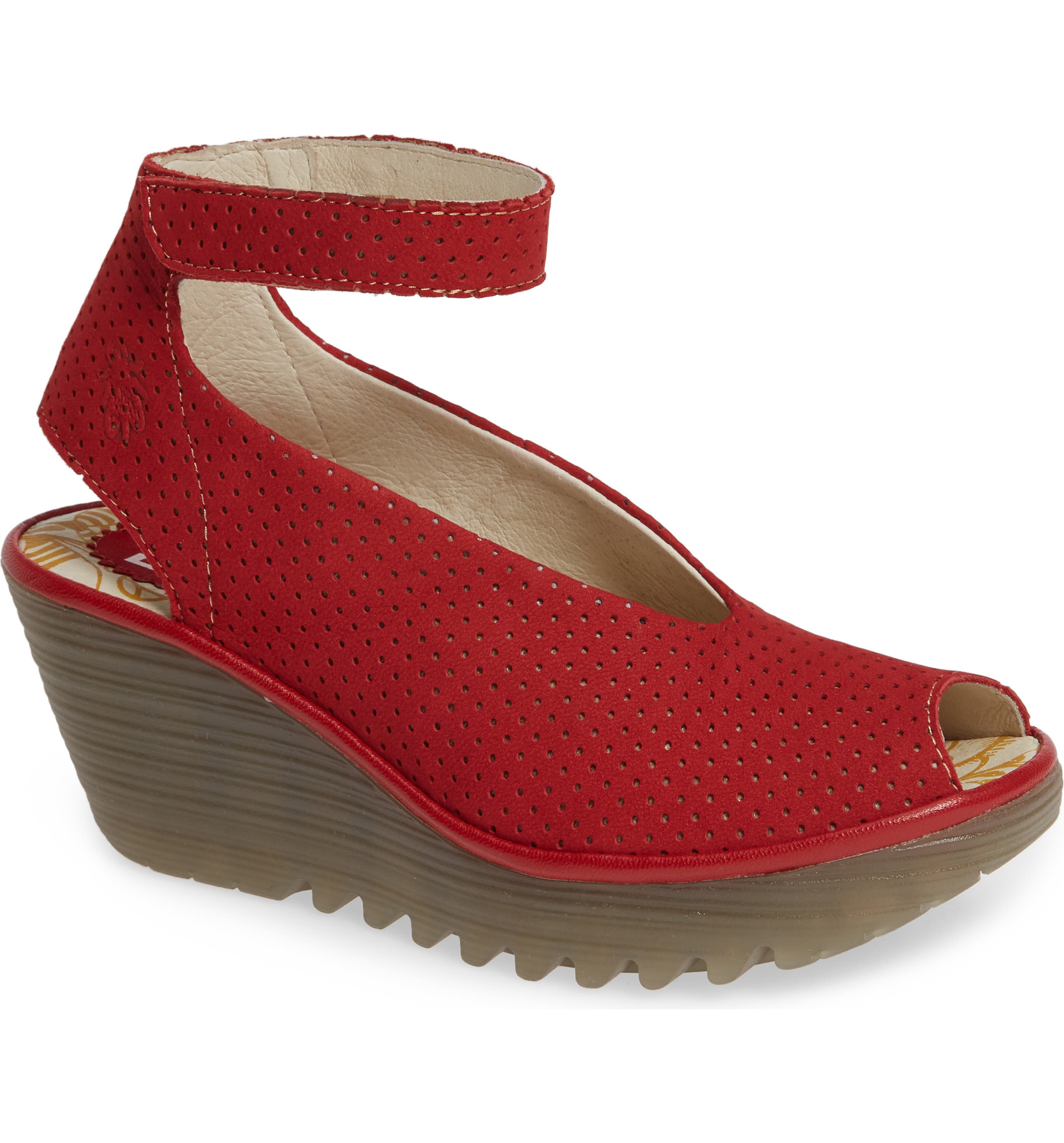 Fly London 'Yala' Perforated Leather Sandal | Nordstrom
