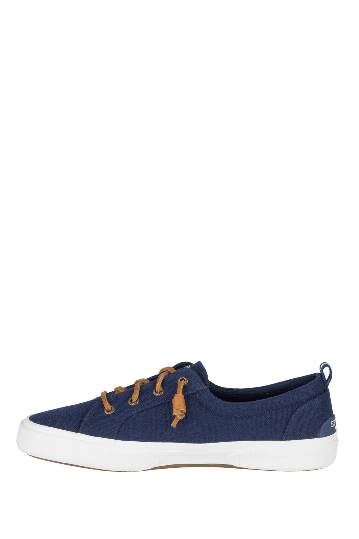 sperry navy slip ons